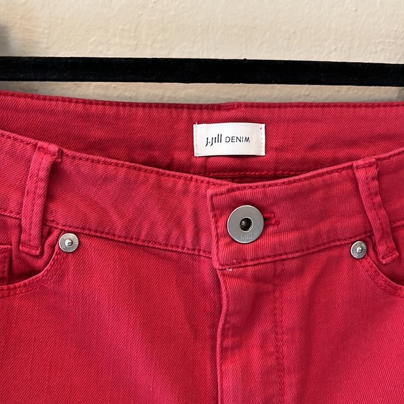 {J.Jill} red denim shorts - Picture 2 of 6